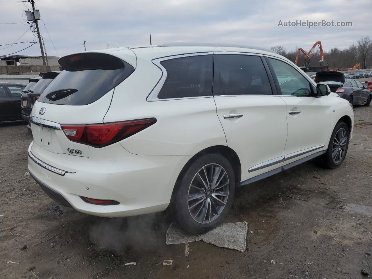 2017 Infiniti Qx60  Cream vin: 5N1DL0MM0HC543554