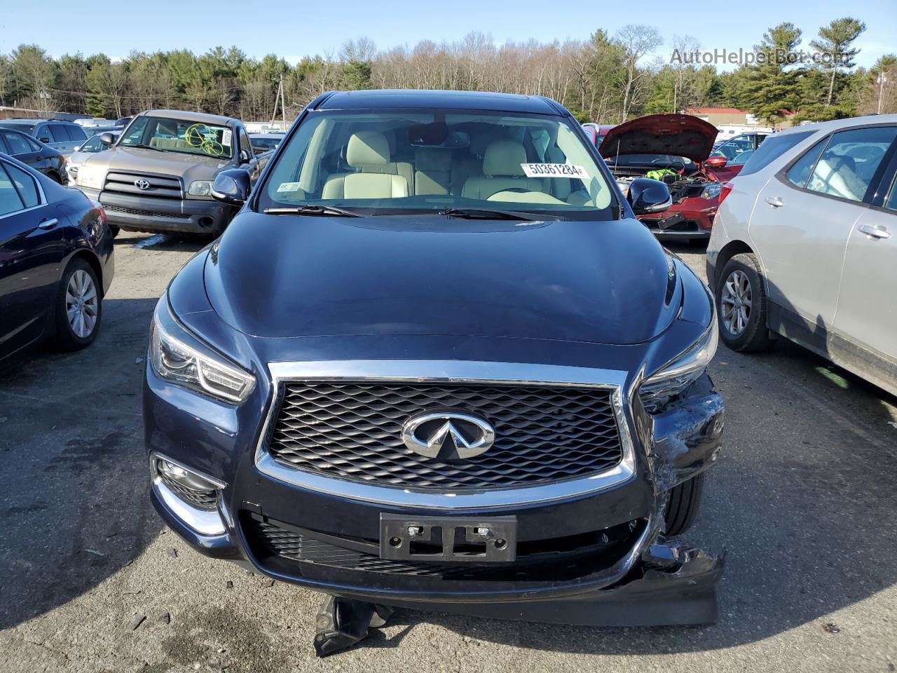 2020 Infiniti Qx60 Luxe Blue vin: 5N1DL0MM0LC505427