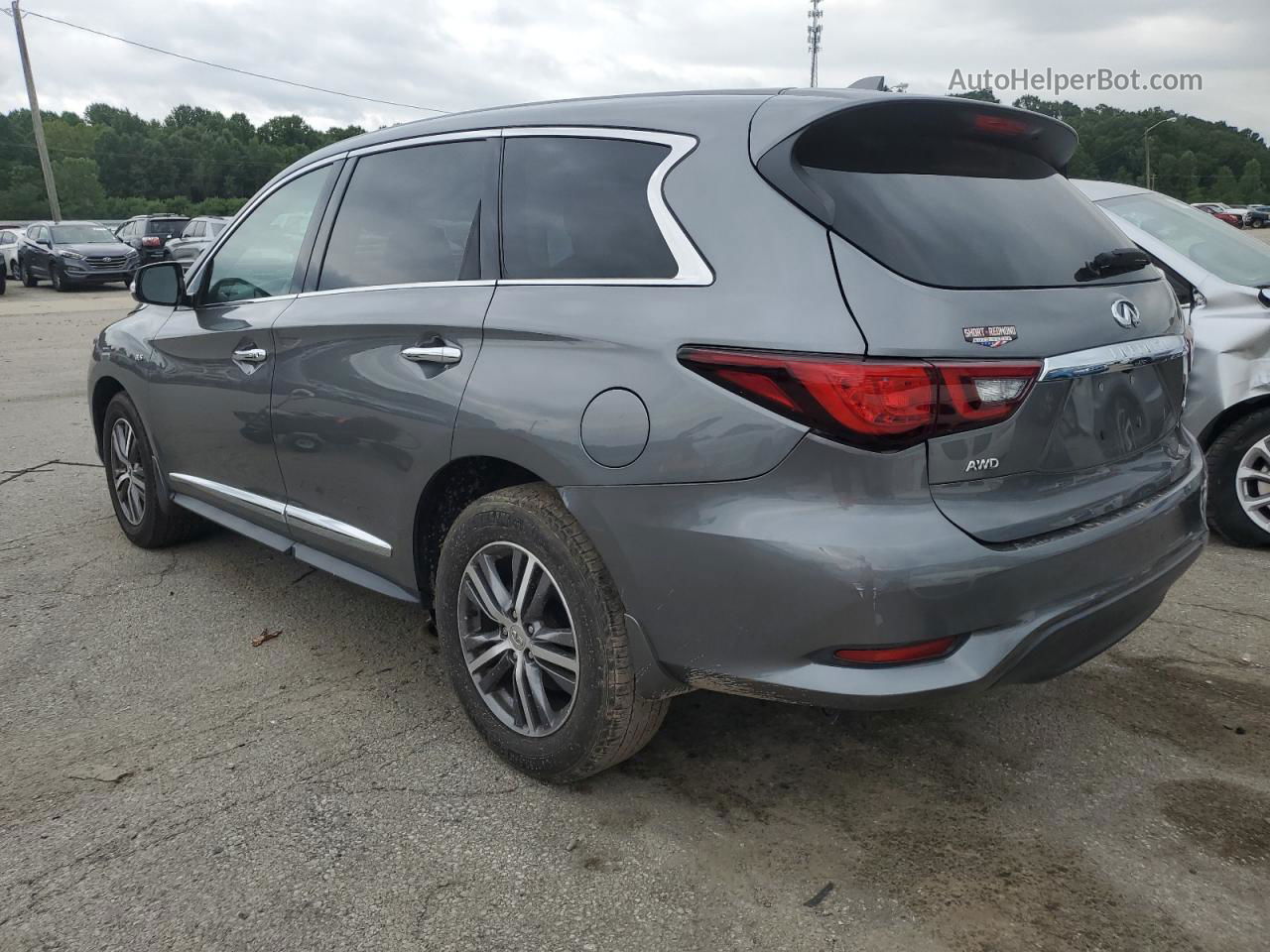 2020 Infiniti Qx60 Luxe Gray vin: 5N1DL0MM0LC524284