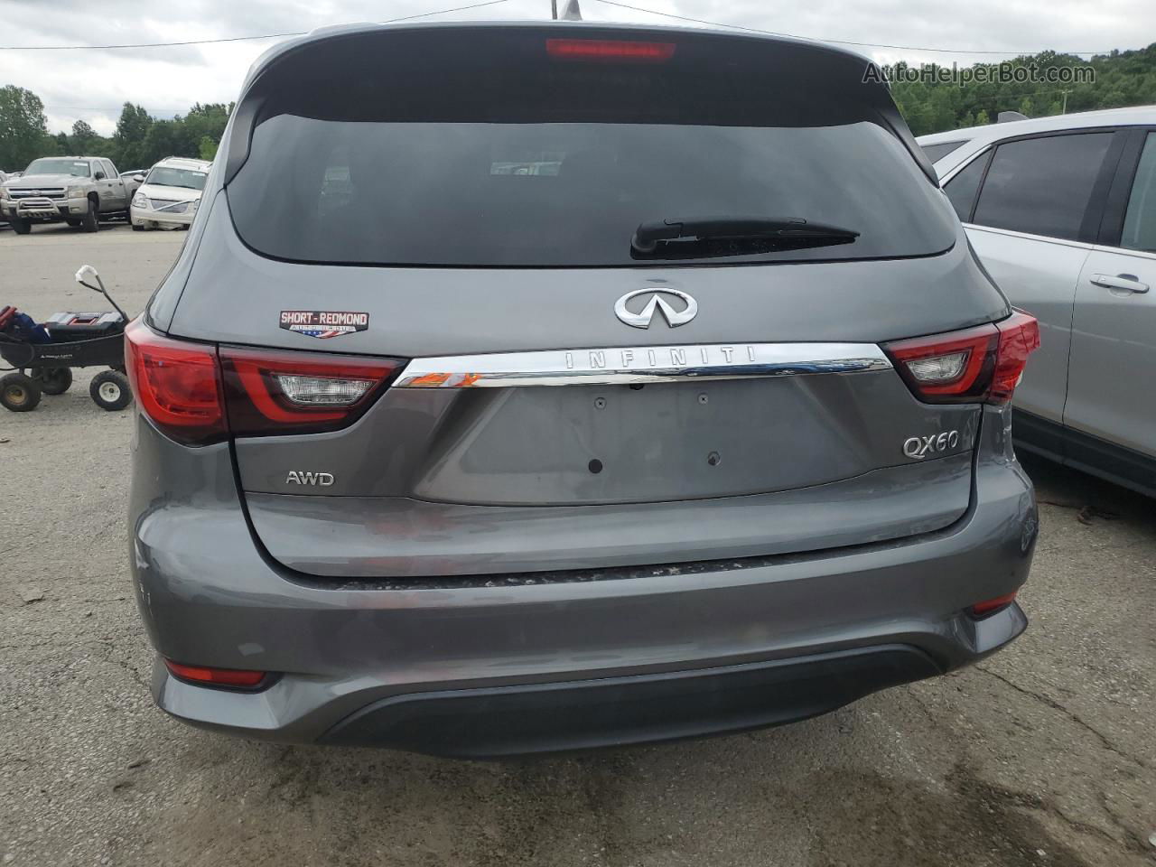 2020 Infiniti Qx60 Luxe Gray vin: 5N1DL0MM0LC524284