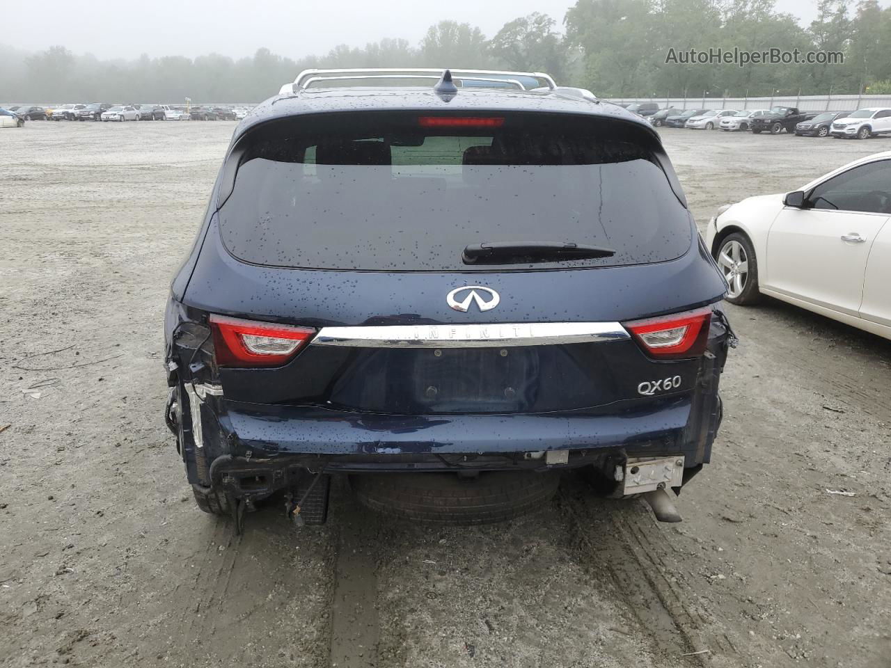 2017 Infiniti Qx60  Синий vin: 5N1DL0MM1HC511230