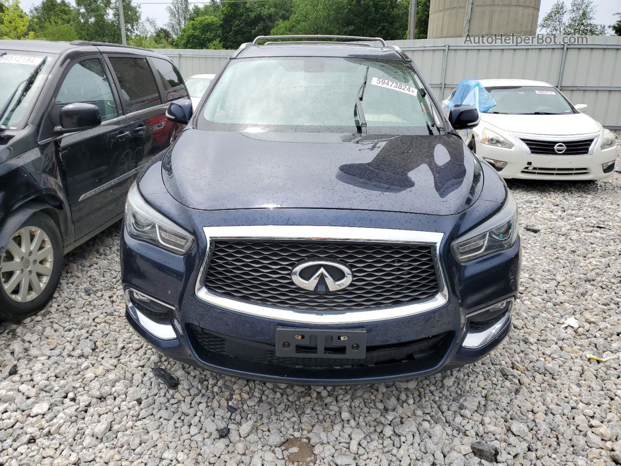 2017 Infiniti Qx60  Blue vin: 5N1DL0MM1HC512605