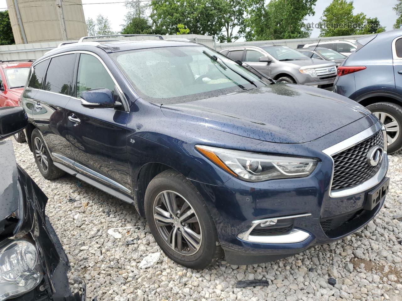 2017 Infiniti Qx60  Blue vin: 5N1DL0MM1HC512605