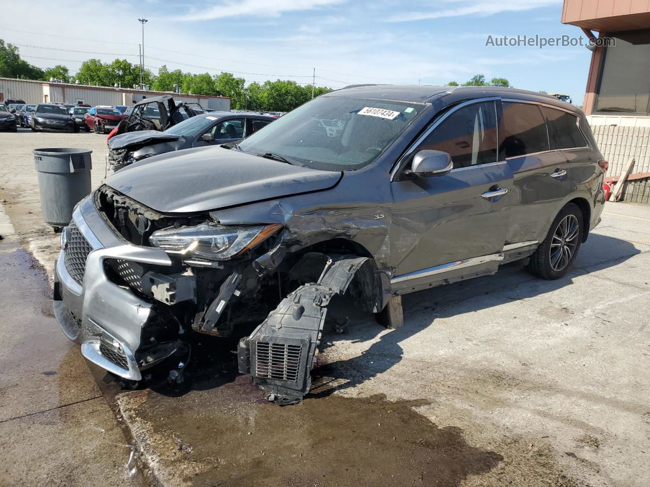 2017 Infiniti Qx60  Gray vin: 5N1DL0MM1HC514757