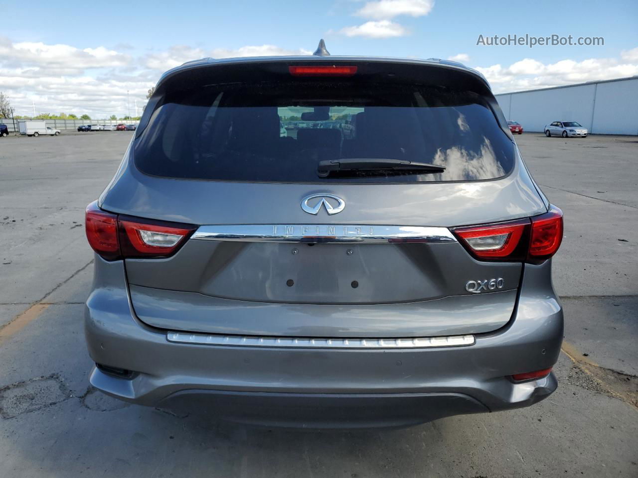 2017 Infiniti Qx60  Gray vin: 5N1DL0MM1HC526942