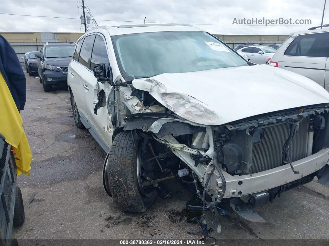 2017 Infiniti Qx60   White vin: 5N1DL0MM1HC544258