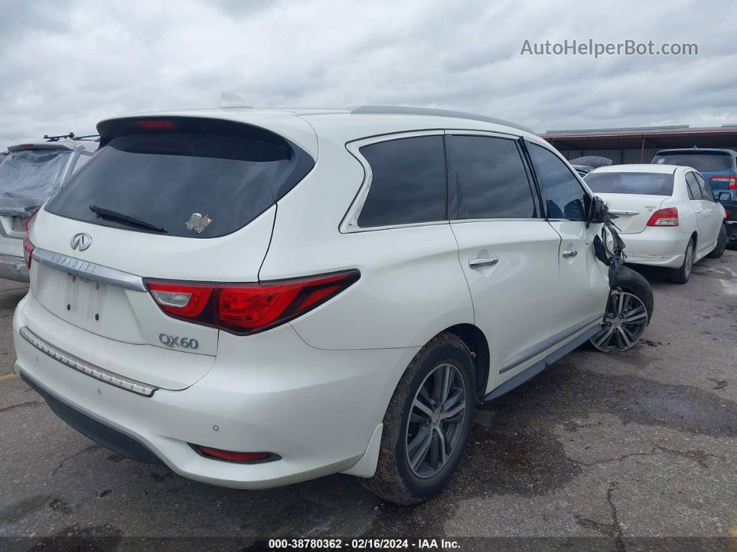 2017 Infiniti Qx60   White vin: 5N1DL0MM1HC544258