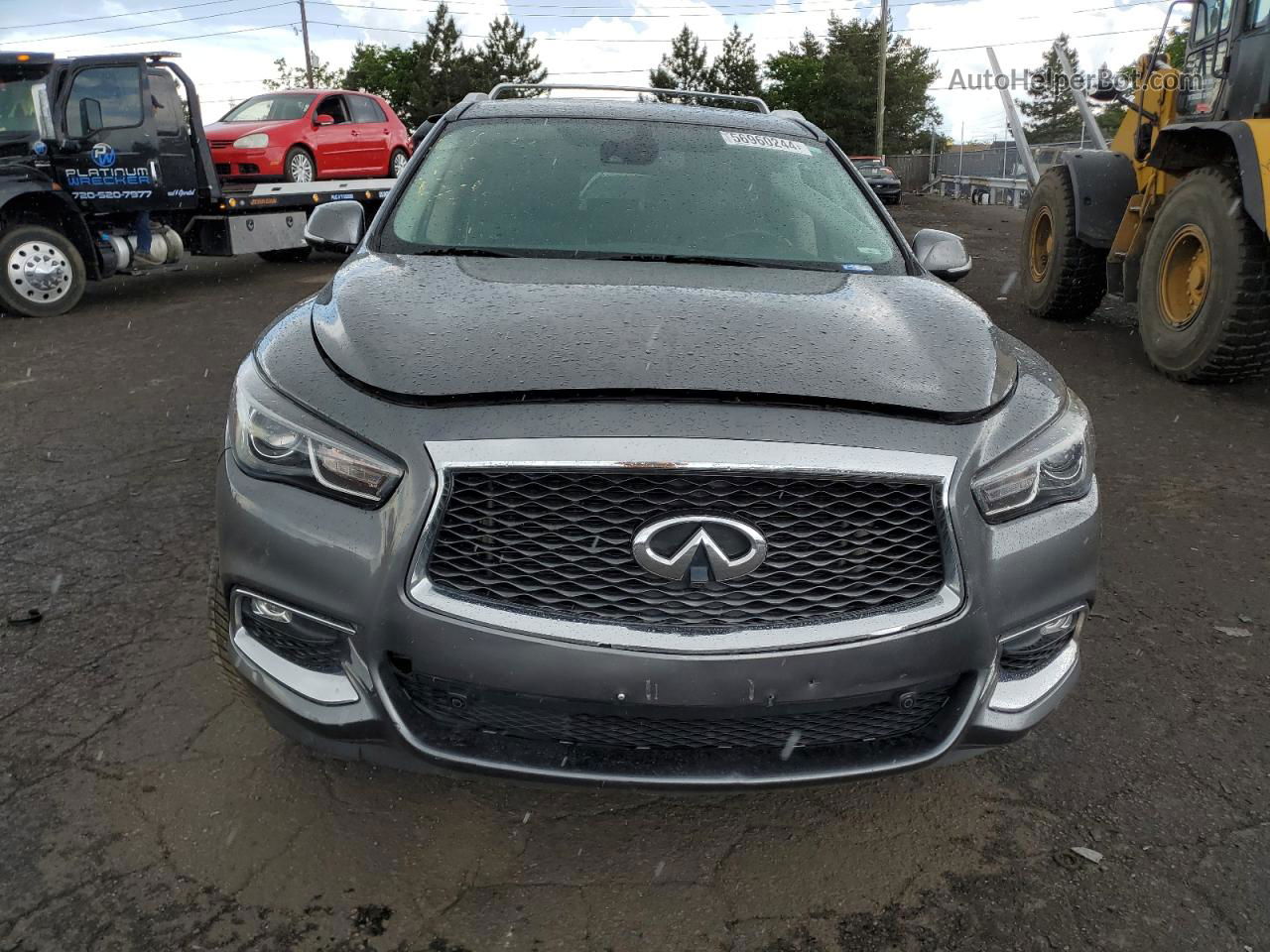 2017 Infiniti Qx60  Gray vin: 5N1DL0MM1HC545622