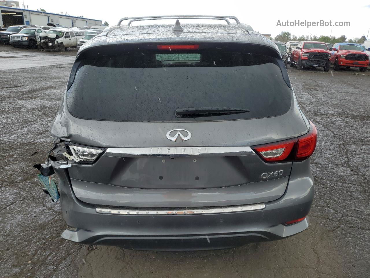 2017 Infiniti Qx60  Gray vin: 5N1DL0MM1HC545622