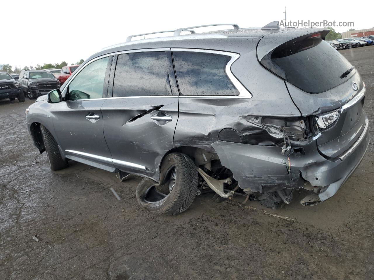 2017 Infiniti Qx60  Gray vin: 5N1DL0MM1HC545622