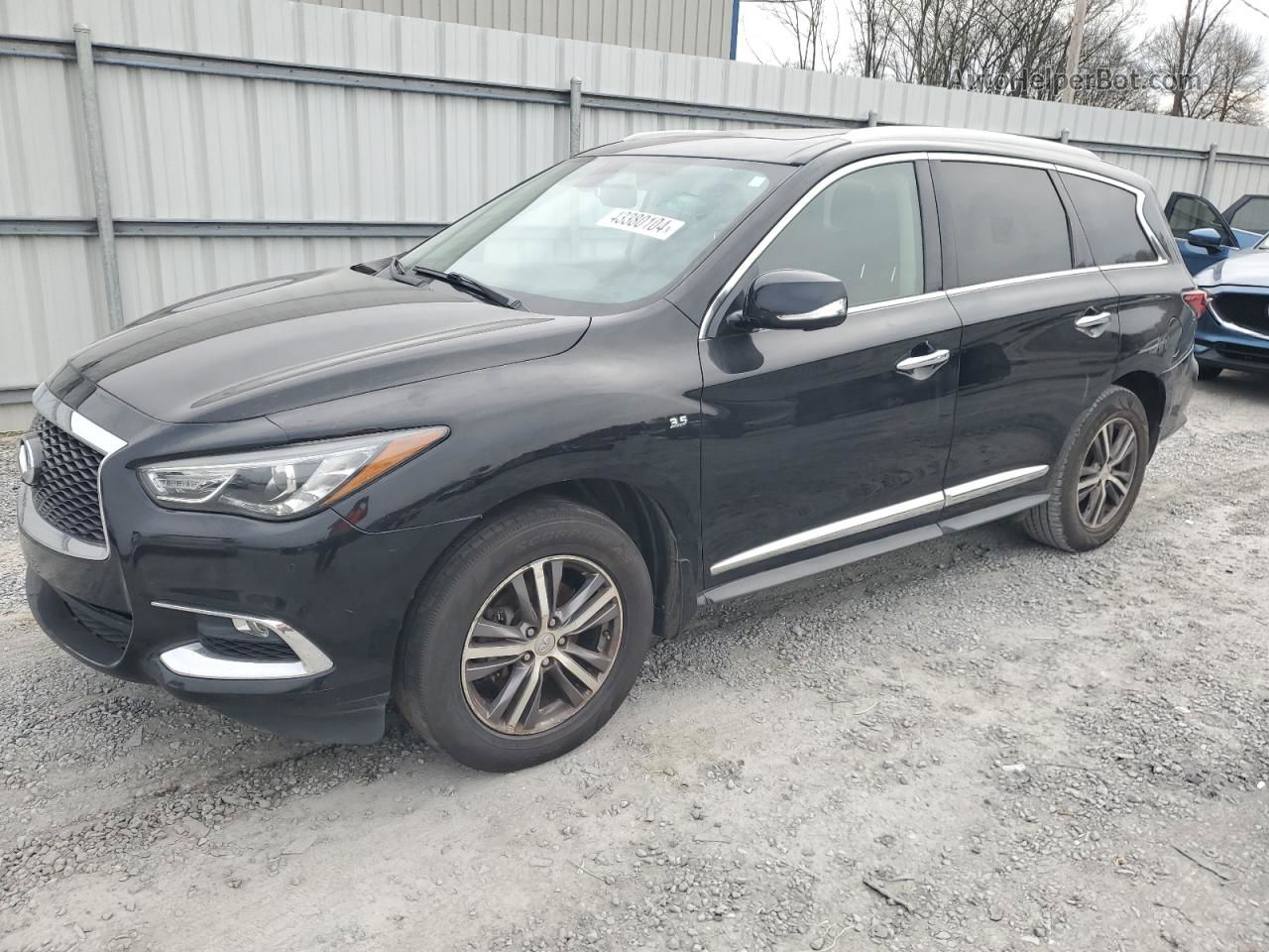 2017 Infiniti Qx60  Black vin: 5N1DL0MM1HC552070