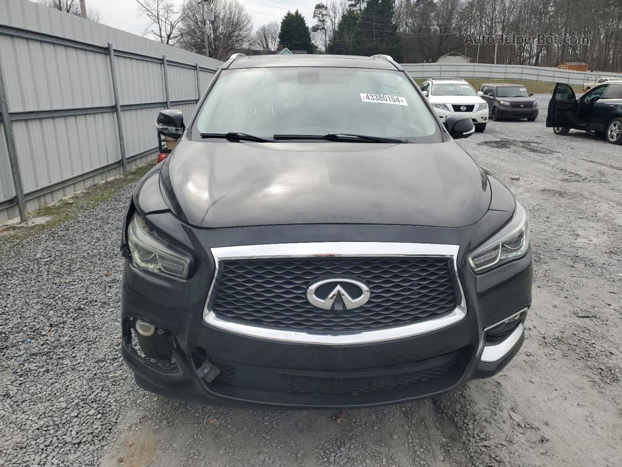 2017 Infiniti Qx60  Black vin: 5N1DL0MM1HC552070