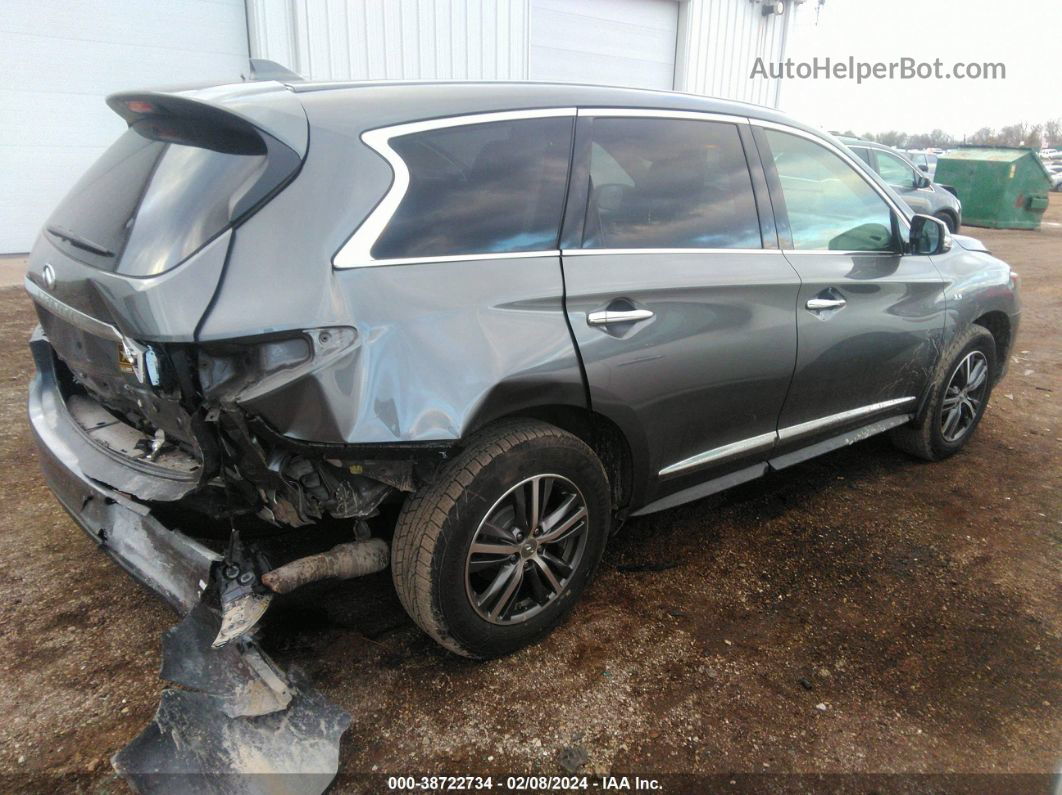 2017 Infiniti Qx60   Gray vin: 5N1DL0MM1HC554577