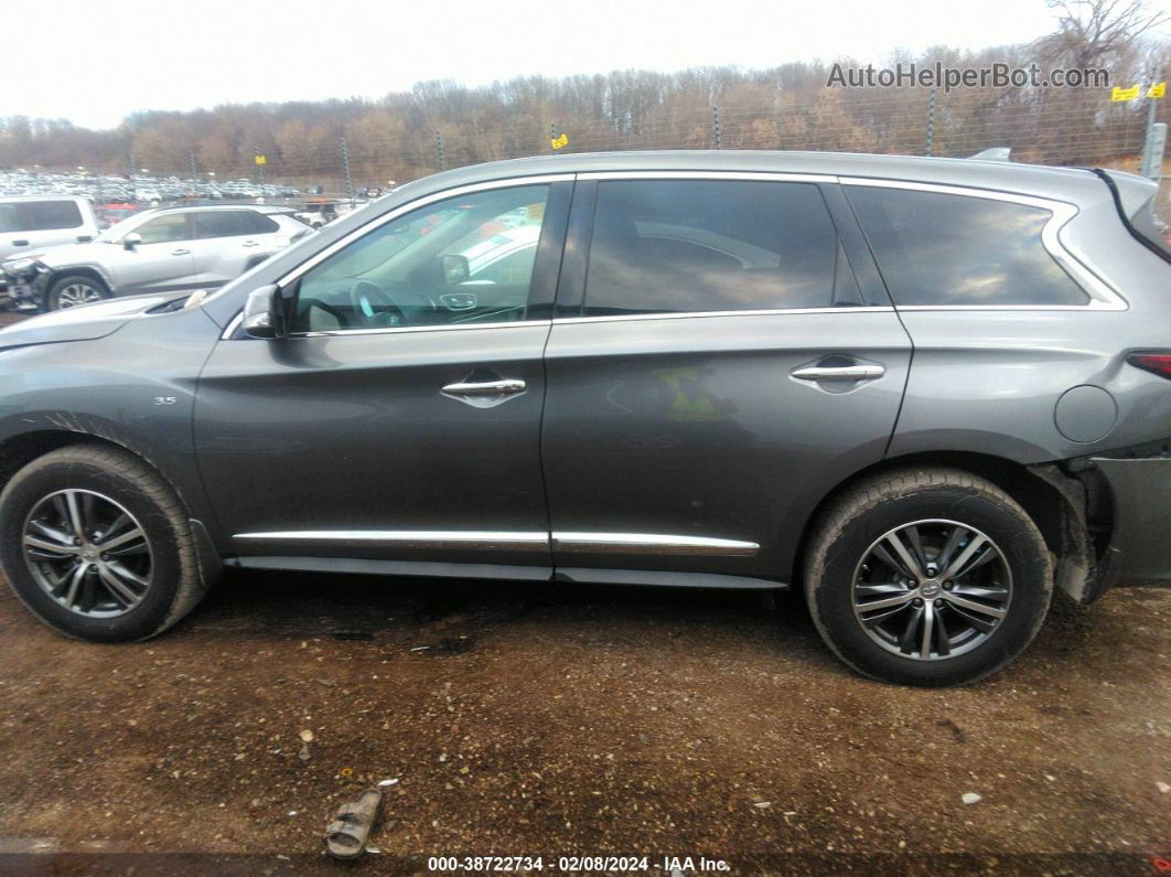 2017 Infiniti Qx60   Gray vin: 5N1DL0MM1HC554577