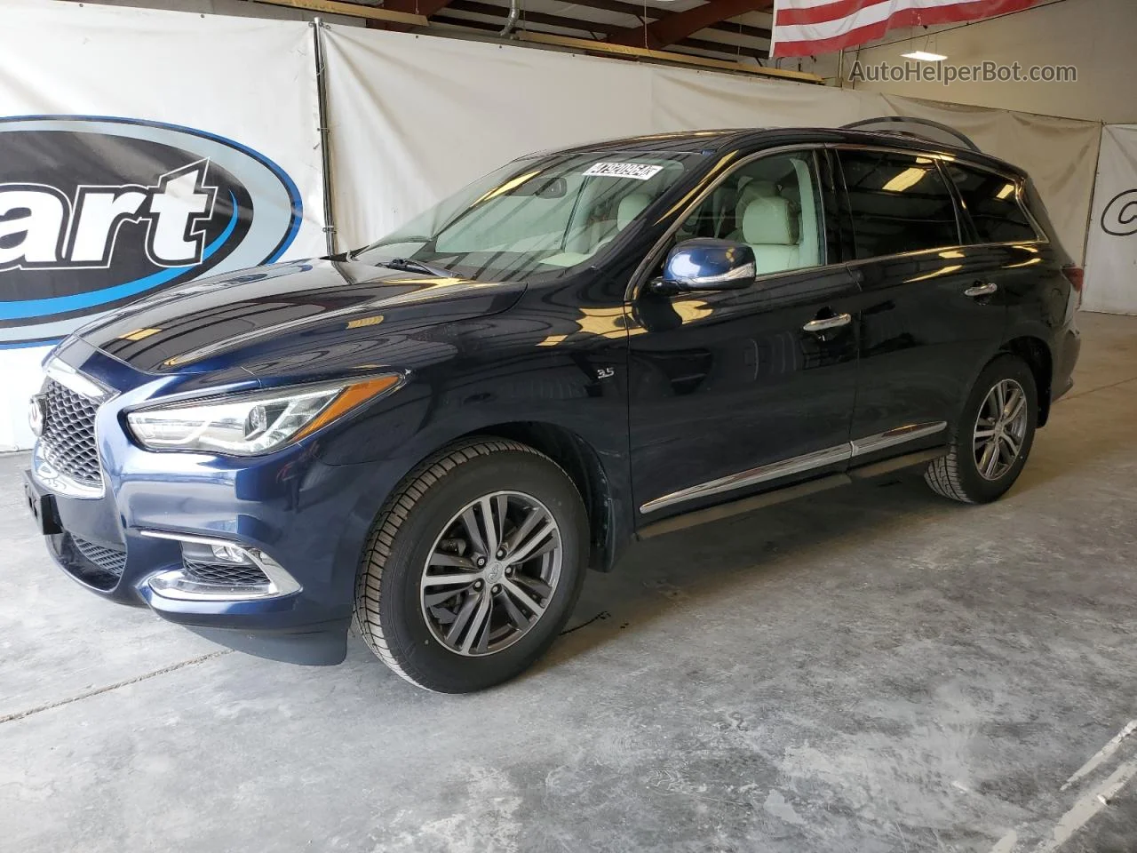 2020 Infiniti Qx60 Luxe Синий vin: 5N1DL0MM1LC505601