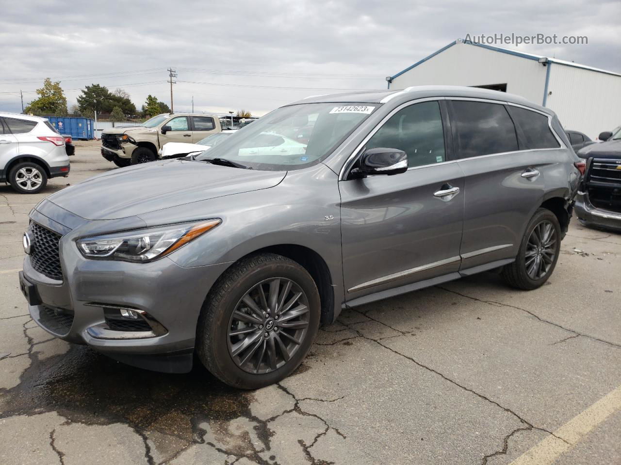 2020 Infiniti Qx60 Luxe Gray vin: 5N1DL0MM1LC534967