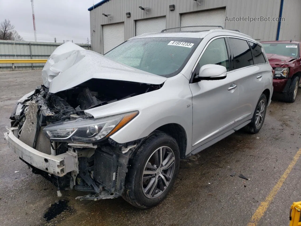 2017 Infiniti Qx60  Silver vin: 5N1DL0MM2HC506117