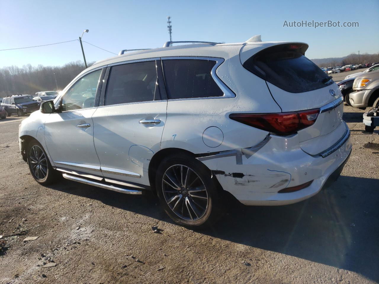 2017 Infiniti Qx60  White vin: 5N1DL0MM2HC506473