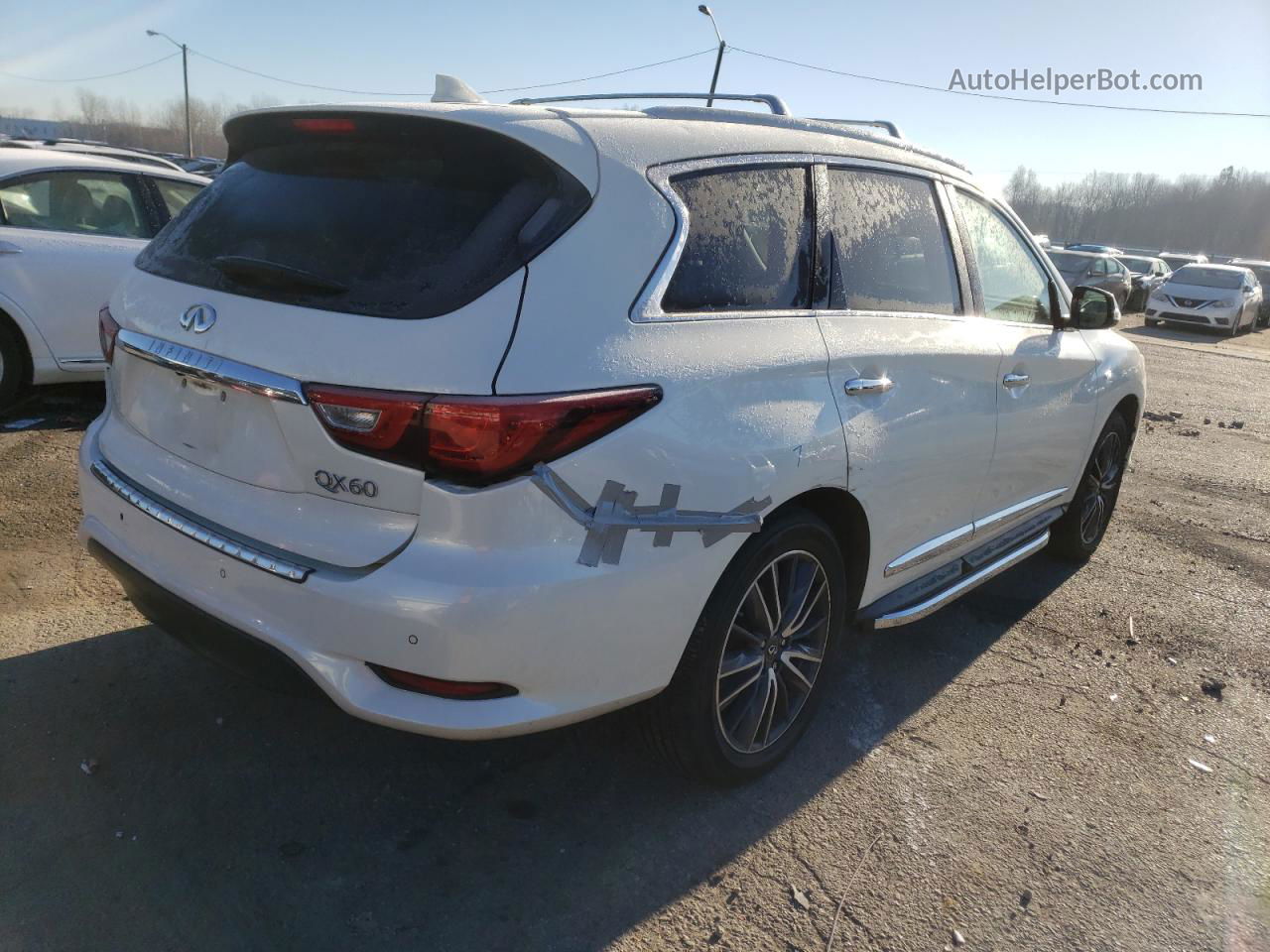 2017 Infiniti Qx60  White vin: 5N1DL0MM2HC506473