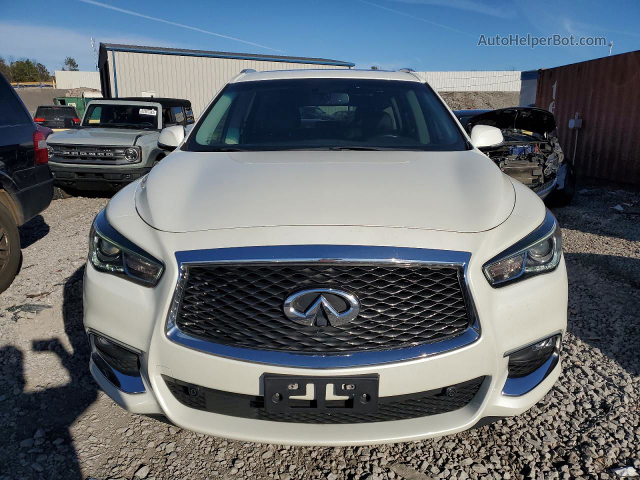 2017 Infiniti Qx60  Белый vin: 5N1DL0MM2HC508689