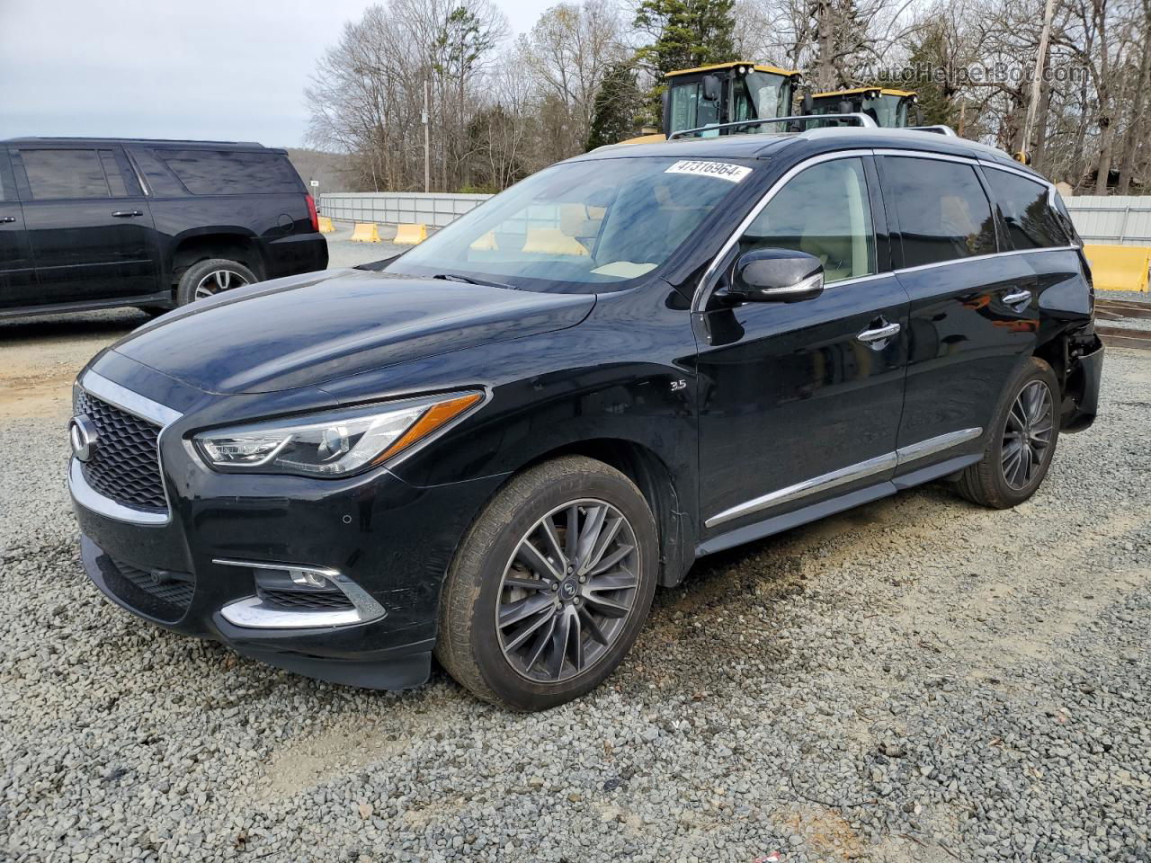 2017 Infiniti Qx60  Black vin: 5N1DL0MM2HC513746