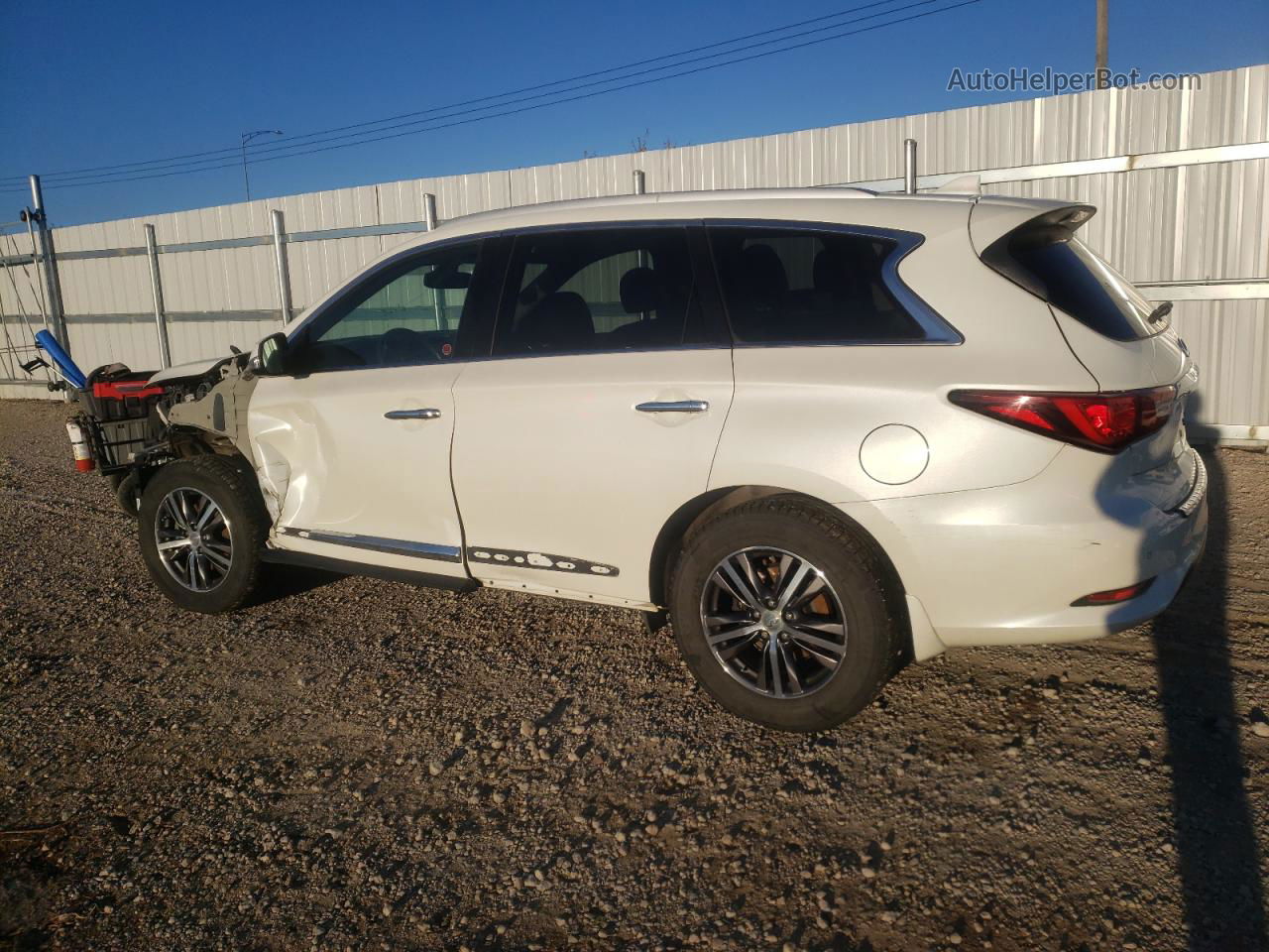 2017 Infiniti Qx60  White vin: 5N1DL0MM2HC514511