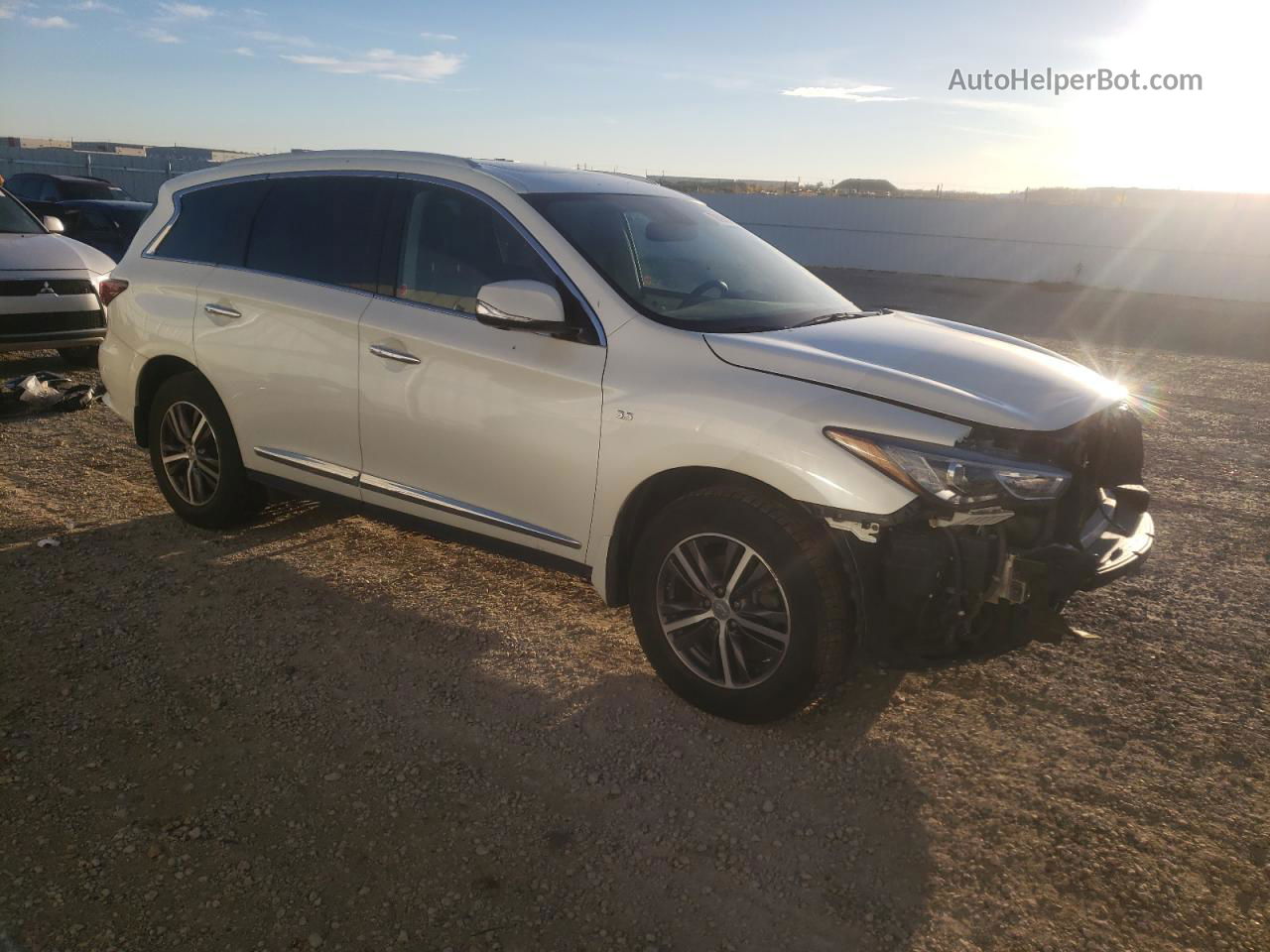 2017 Infiniti Qx60  Белый vin: 5N1DL0MM2HC514511