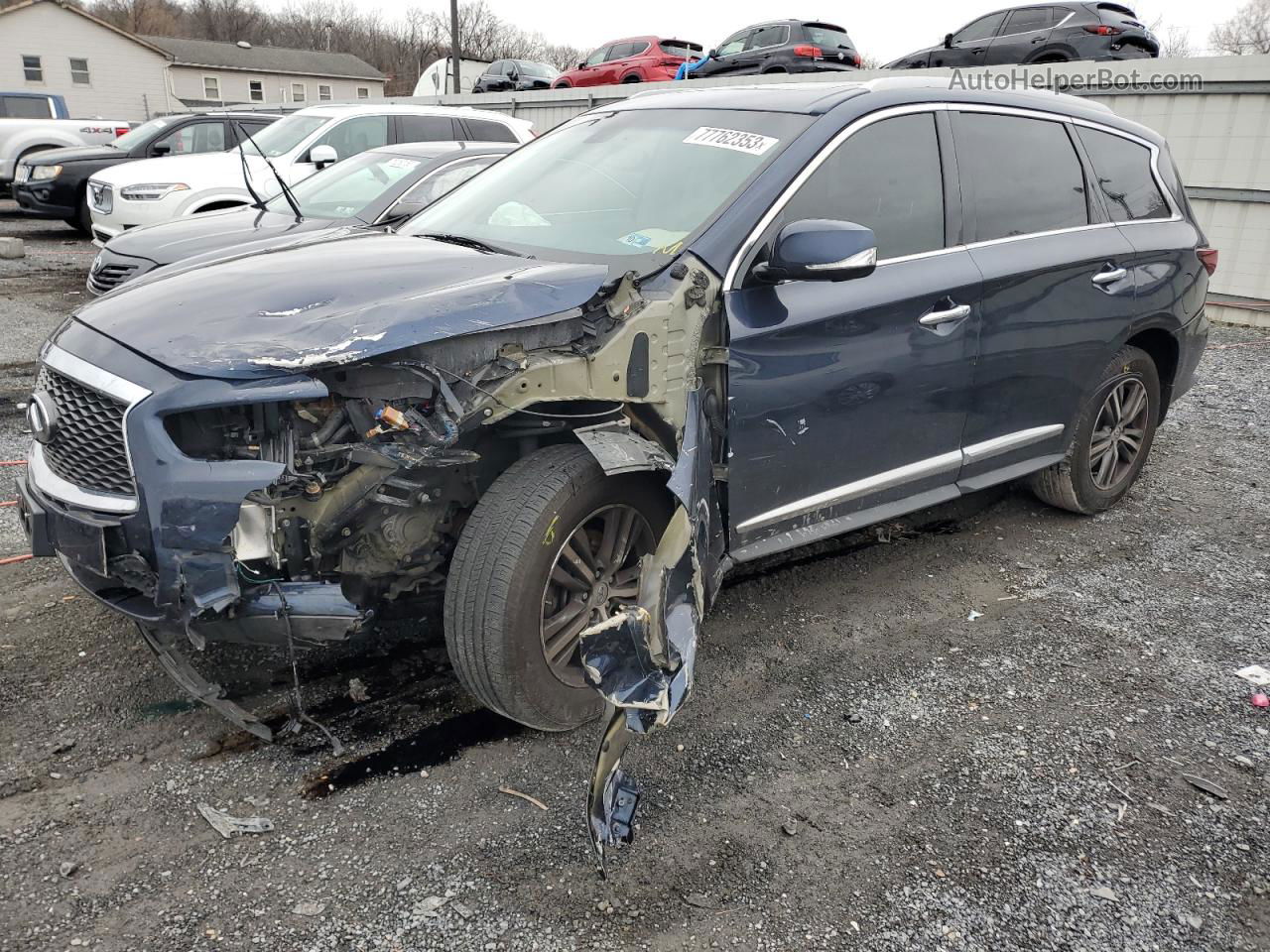 2017 Infiniti Qx60  Blue vin: 5N1DL0MM2HC545709