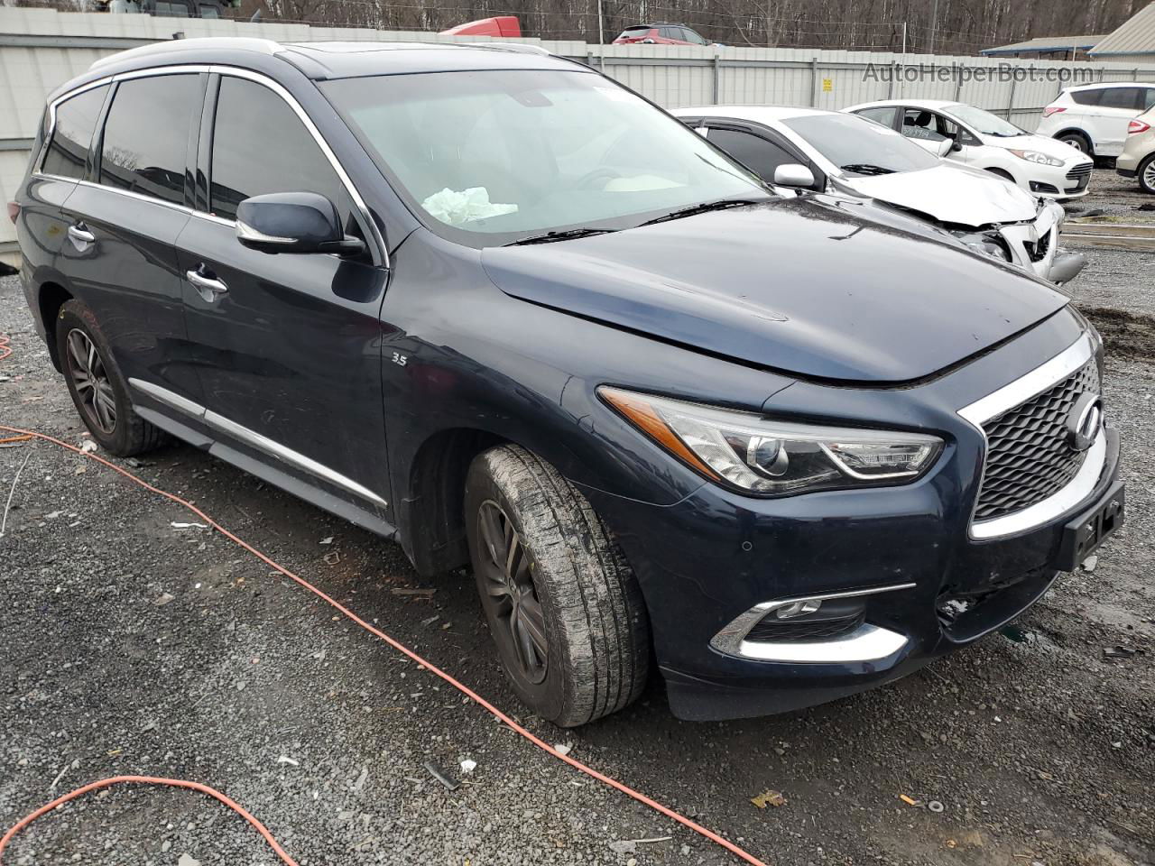 2017 Infiniti Qx60  Blue vin: 5N1DL0MM2HC545709