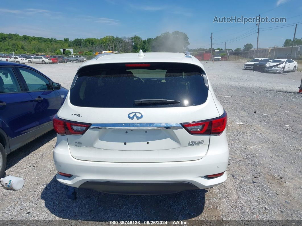 2020 Infiniti Qx60 Luxe Awd White vin: 5N1DL0MM2LC539725