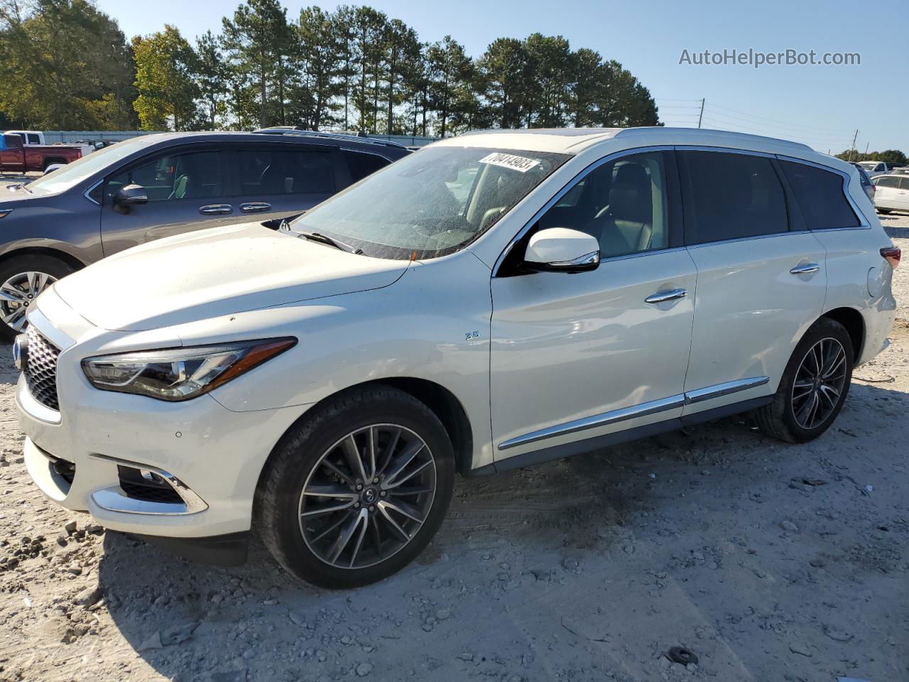 2017 Infiniti Qx60  White vin: 5N1DL0MM3HC514517