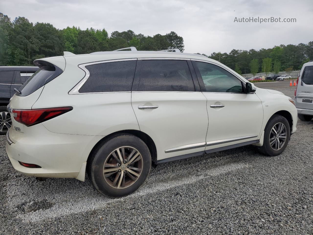 2017 Infiniti Qx60  White vin: 5N1DL0MM3HC515859