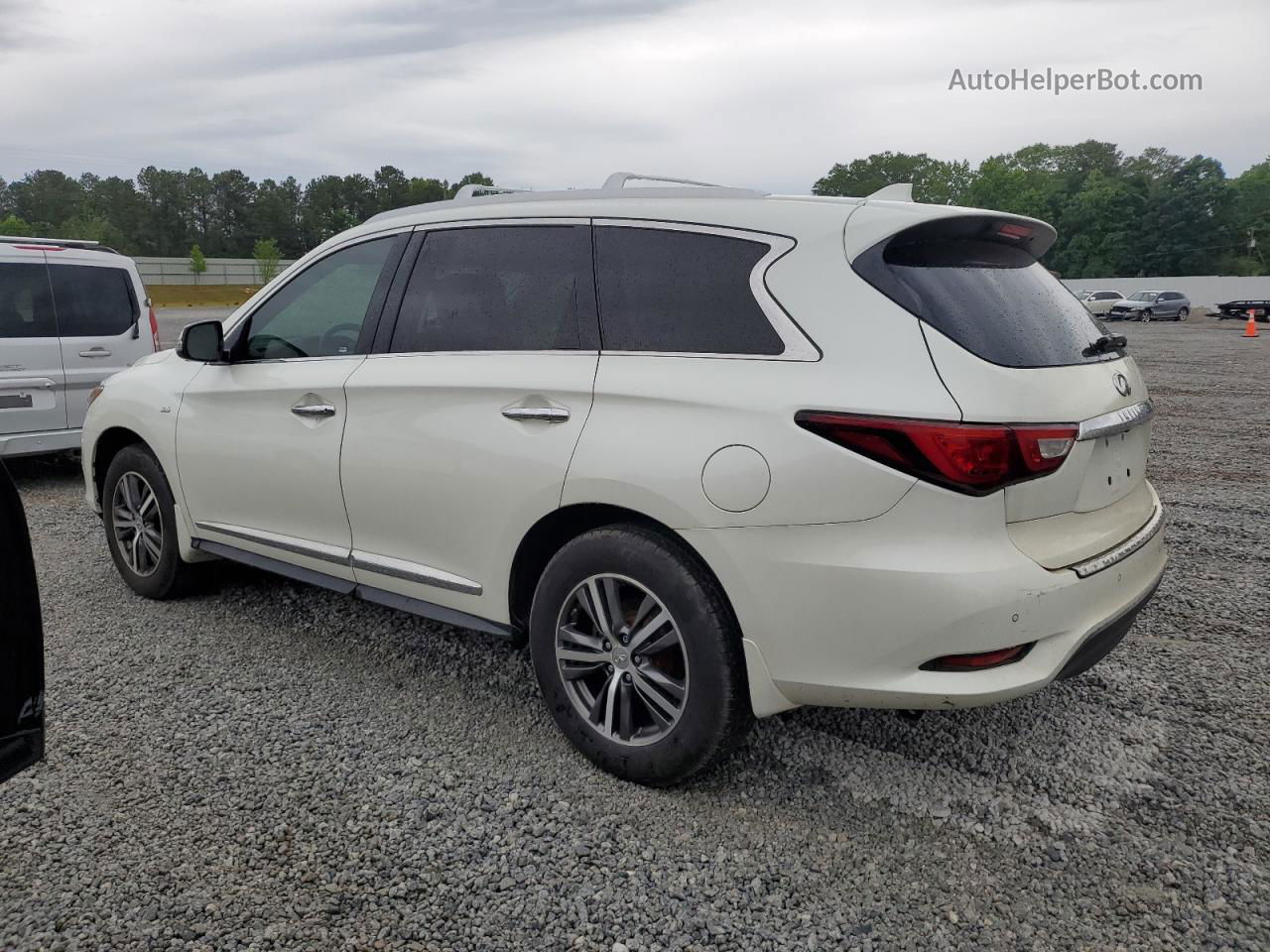 2017 Infiniti Qx60  White vin: 5N1DL0MM3HC515859