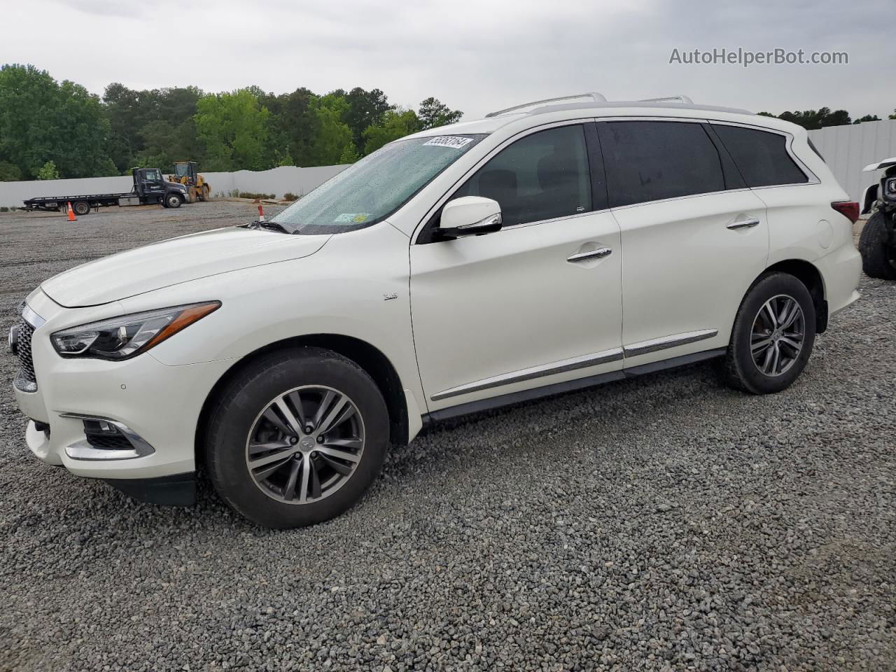 2017 Infiniti Qx60  White vin: 5N1DL0MM3HC515859