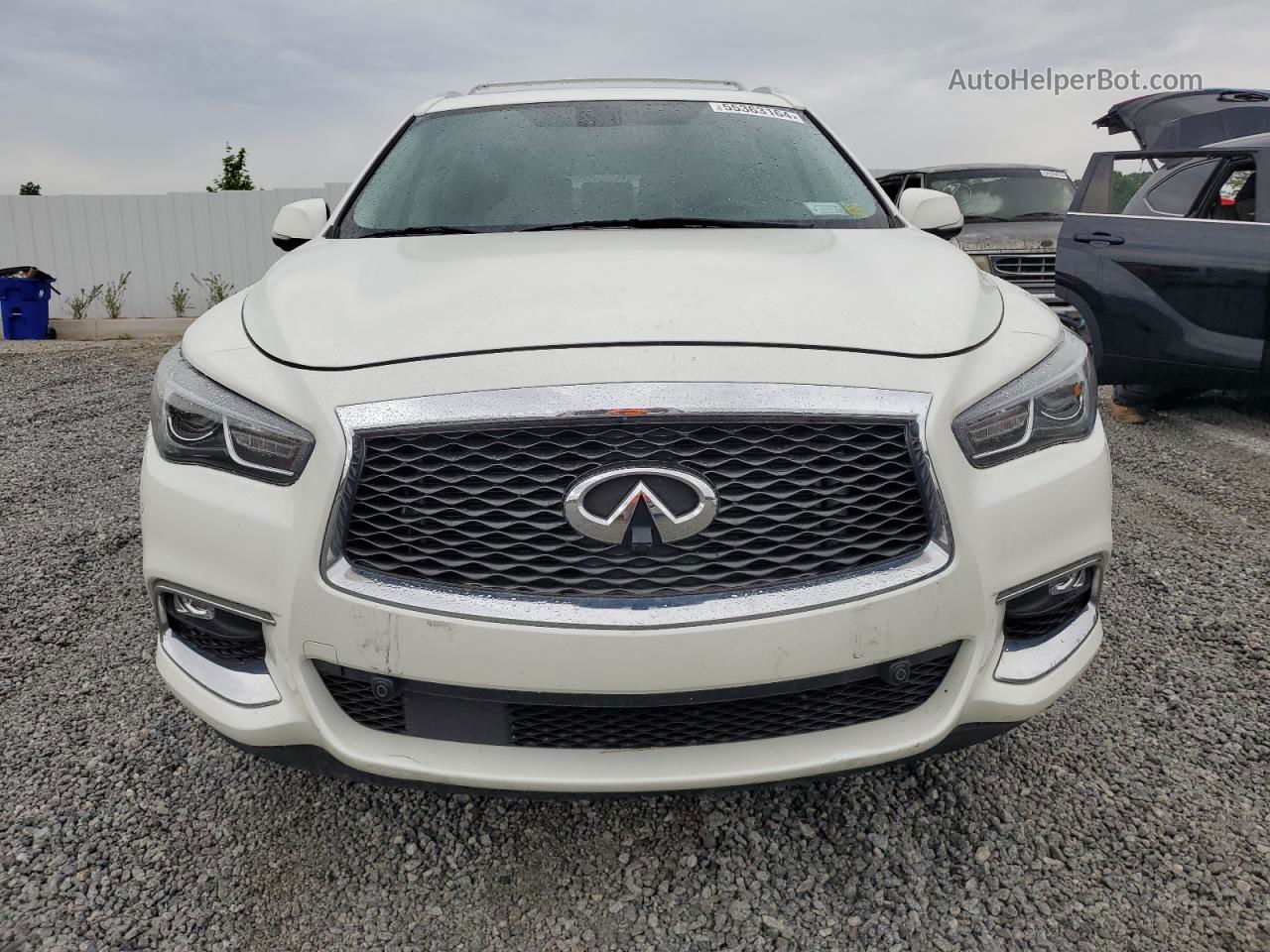 2017 Infiniti Qx60  White vin: 5N1DL0MM3HC515859