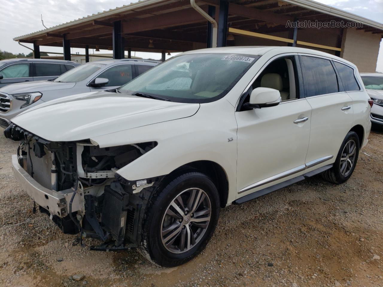 2017 Infiniti Qx60  White vin: 5N1DL0MM3HC515960