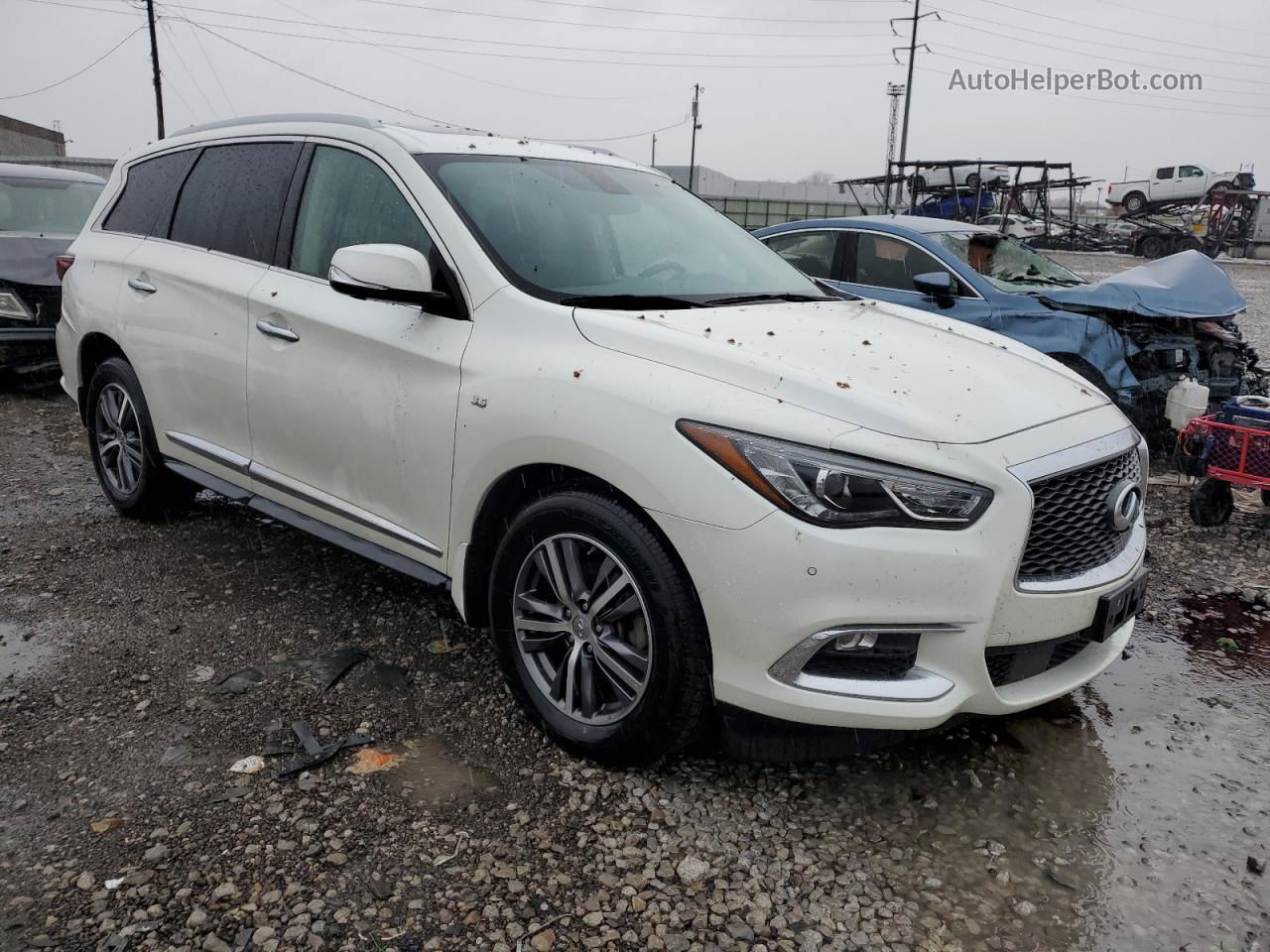 2017 Infiniti Qx60  Белый vin: 5N1DL0MM3HC516803