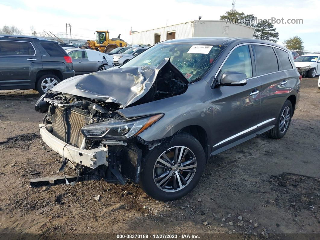 2017 Infiniti Qx60   Gray vin: 5N1DL0MM3HC555147