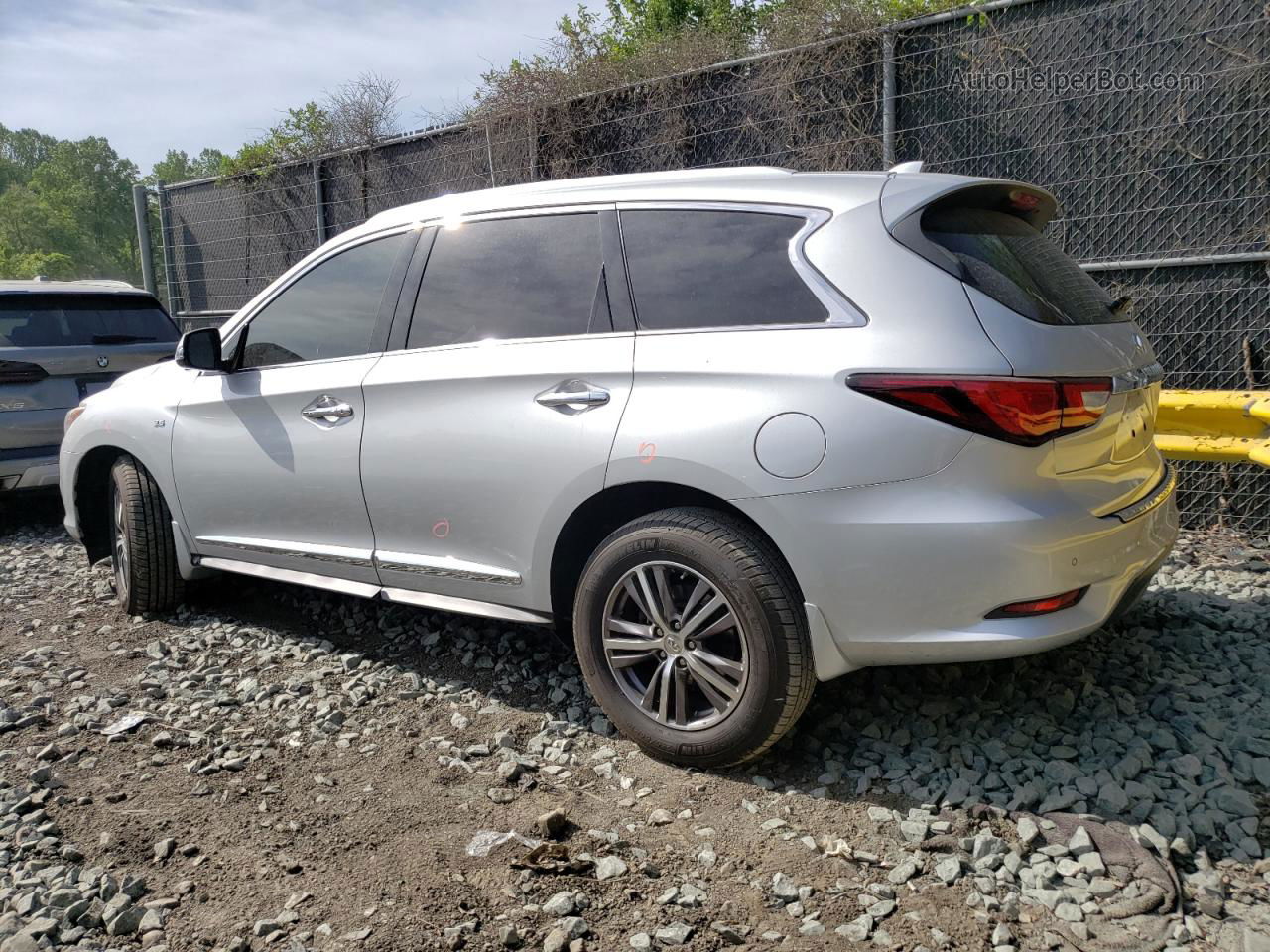 2017 Infiniti Qx60  Silver vin: 5N1DL0MM3HC555536