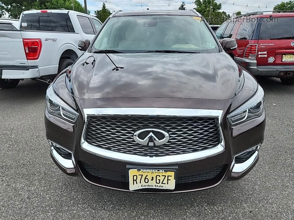 2020 Infiniti Qx60 Luxe Brown vin: 5N1DL0MM3LC500285