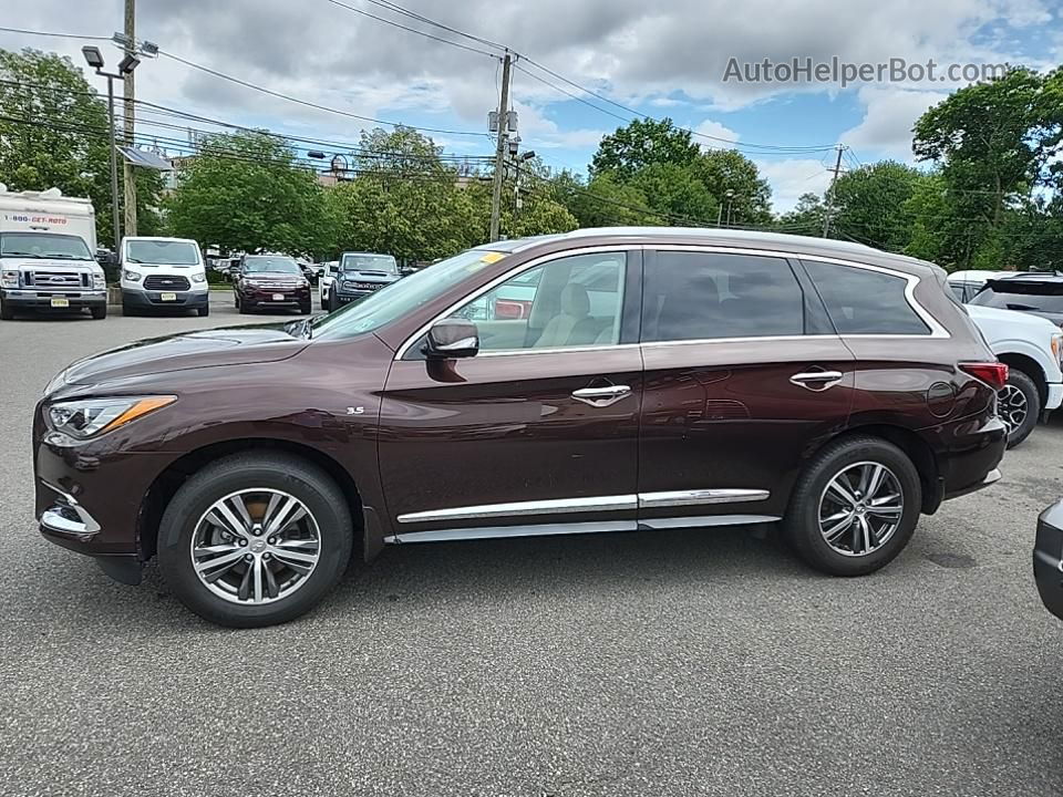 2020 Infiniti Qx60 Luxe Brown vin: 5N1DL0MM3LC500285