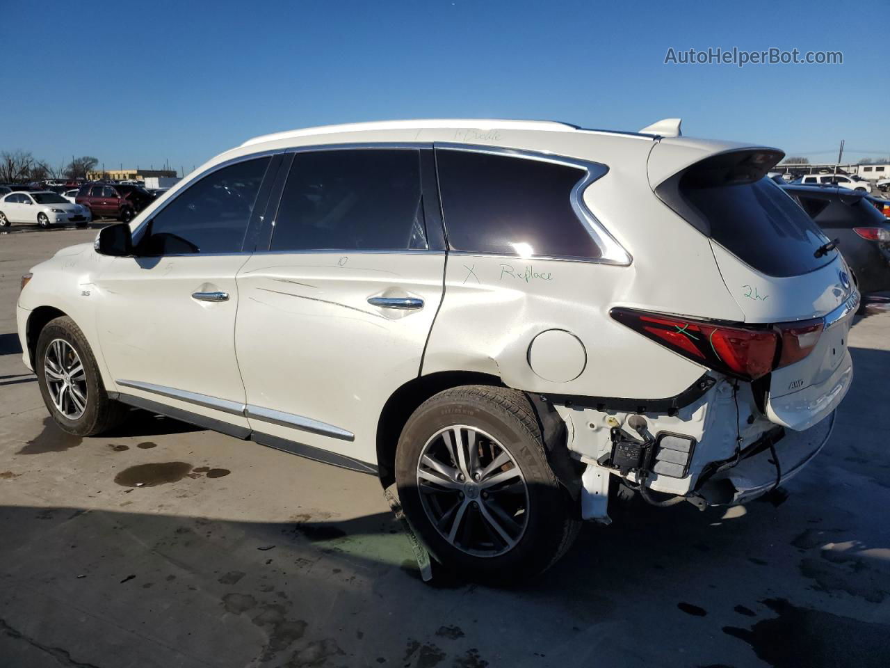 2020 Infiniti Qx60 Luxe White vin: 5N1DL0MM3LC501310