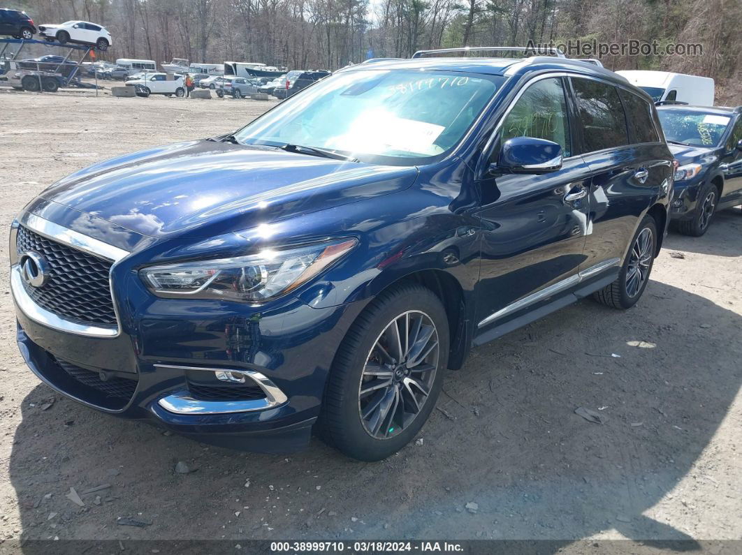 2020 Infiniti Qx60 Luxe Awd Blue vin: 5N1DL0MM3LC516244