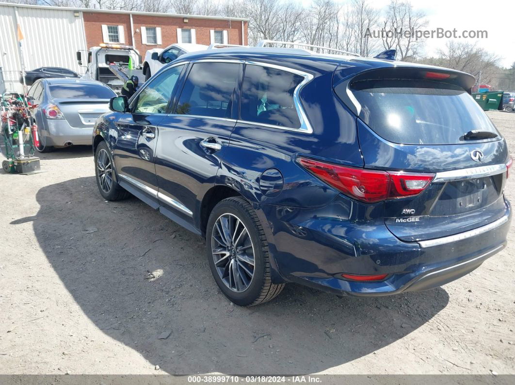 2020 Infiniti Qx60 Luxe Awd Blue vin: 5N1DL0MM3LC516244