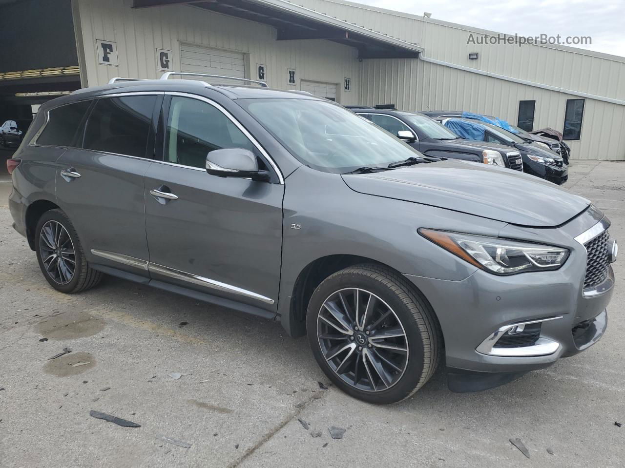 2017 Infiniti Qx60  Gray vin: 5N1DL0MM4HC508578