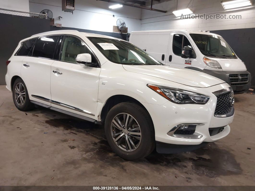 2017 Infiniti Qx60   White vin: 5N1DL0MM4HC514073