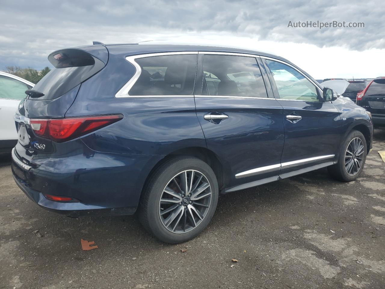 2017 Infiniti Qx60  Blue vin: 5N1DL0MM4HC544903