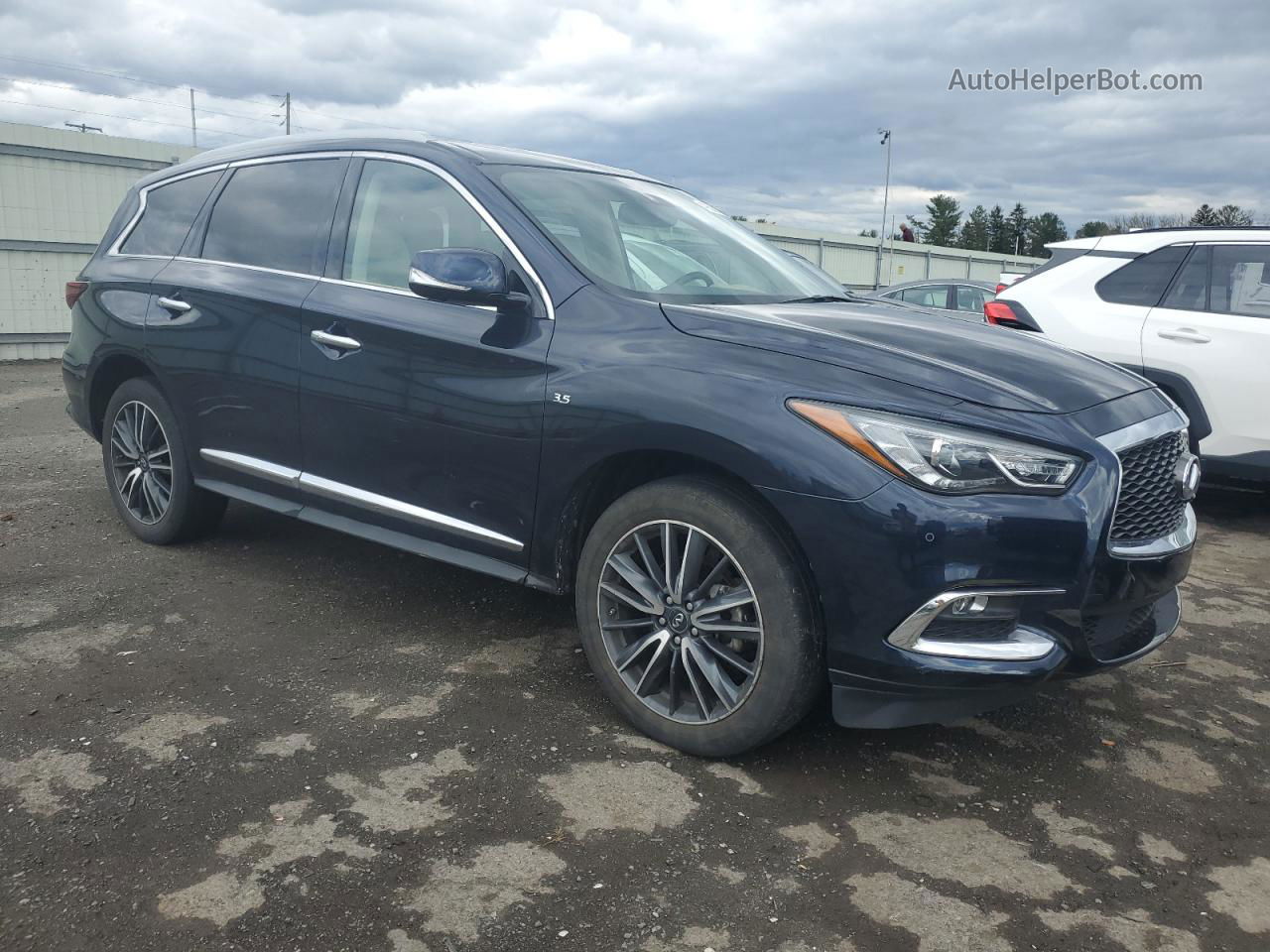 2017 Infiniti Qx60  Синий vin: 5N1DL0MM4HC544903