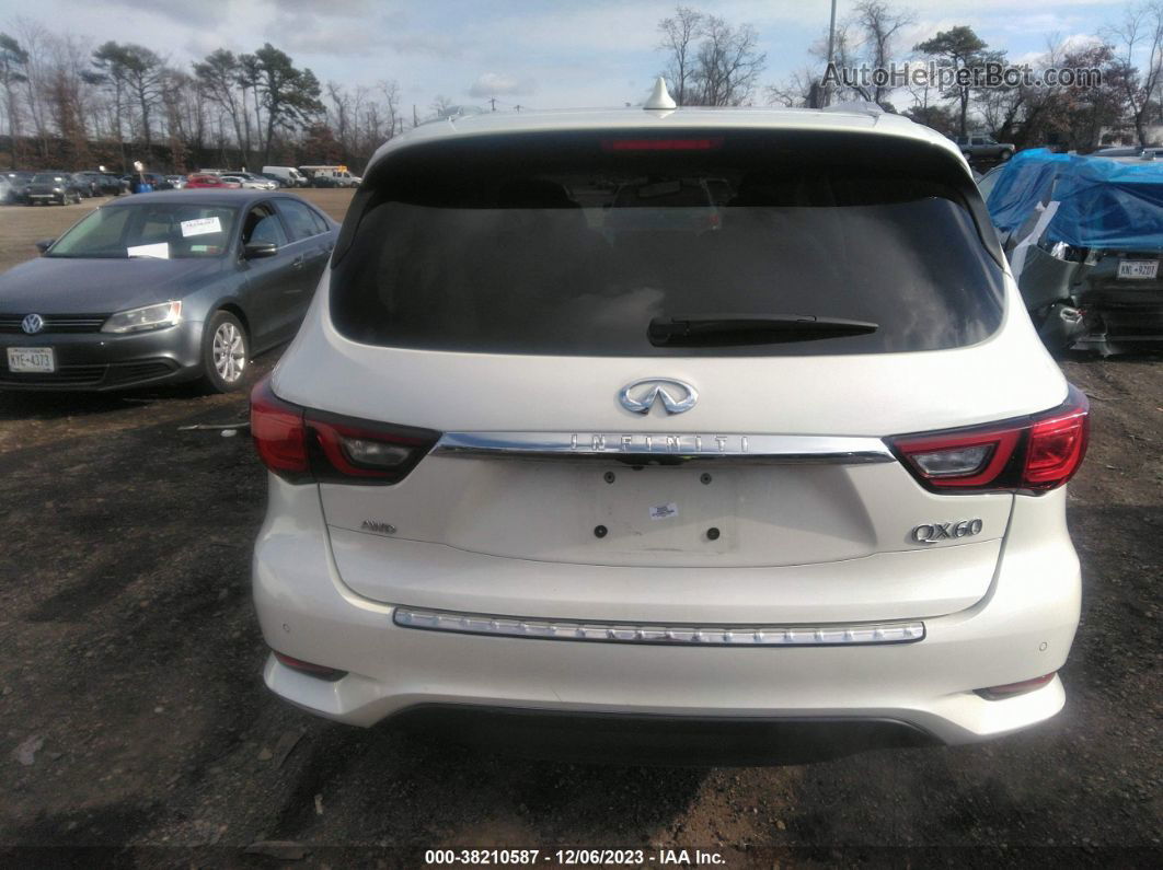 2020 Infiniti Qx60 Luxe Awd White vin: 5N1DL0MM4LC504684