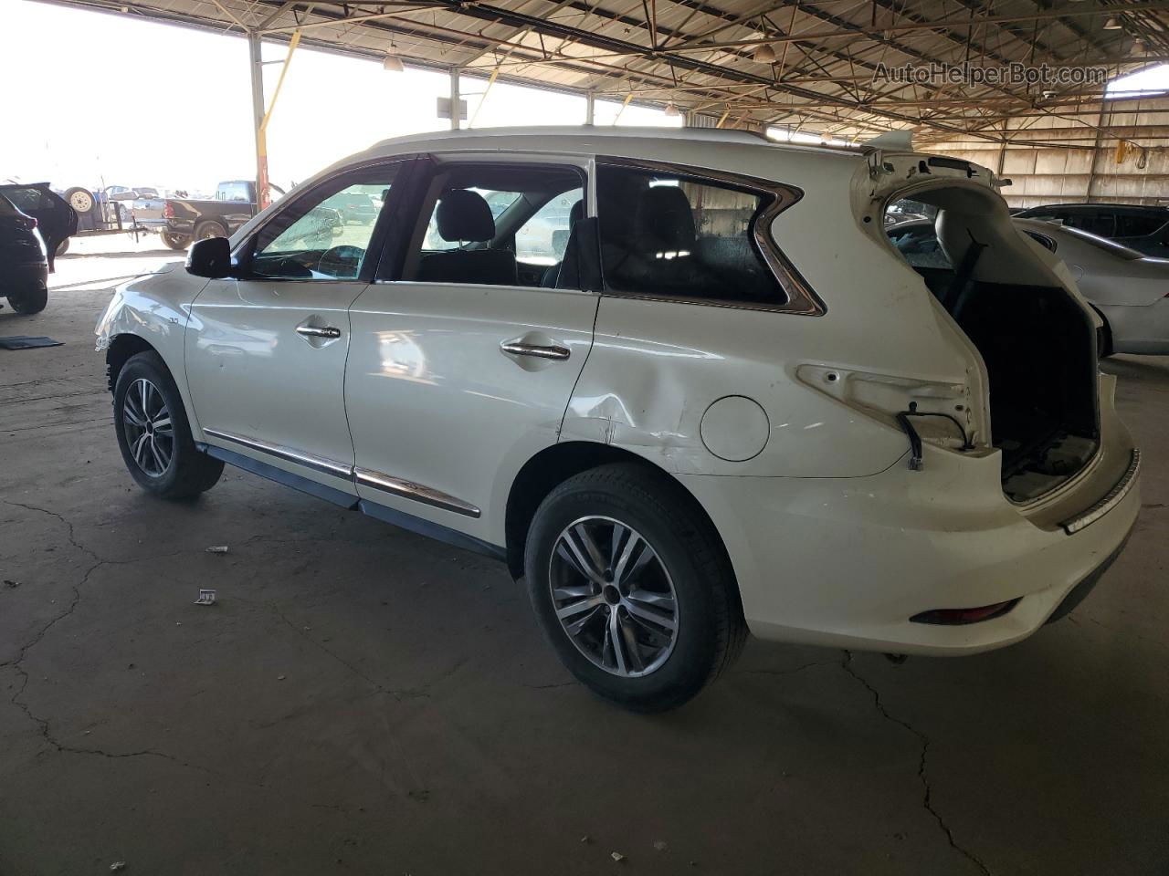 2020 Infiniti Qx60 Luxe White vin: 5N1DL0MM4LC510369